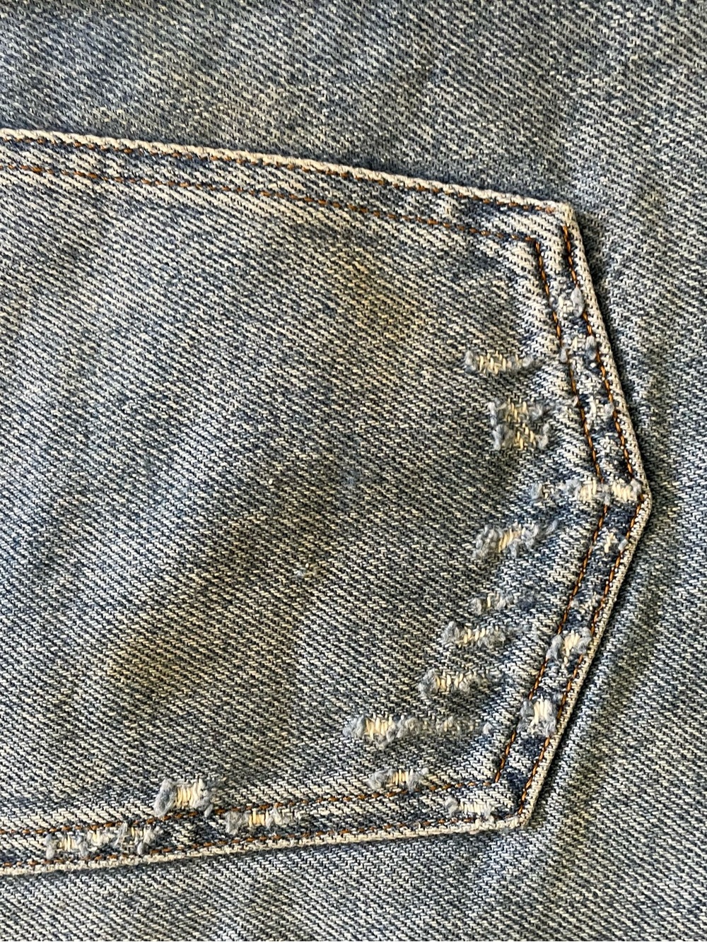 Gucci Light Wash Raw Hem Denim Jeans - Picture 5 of 14